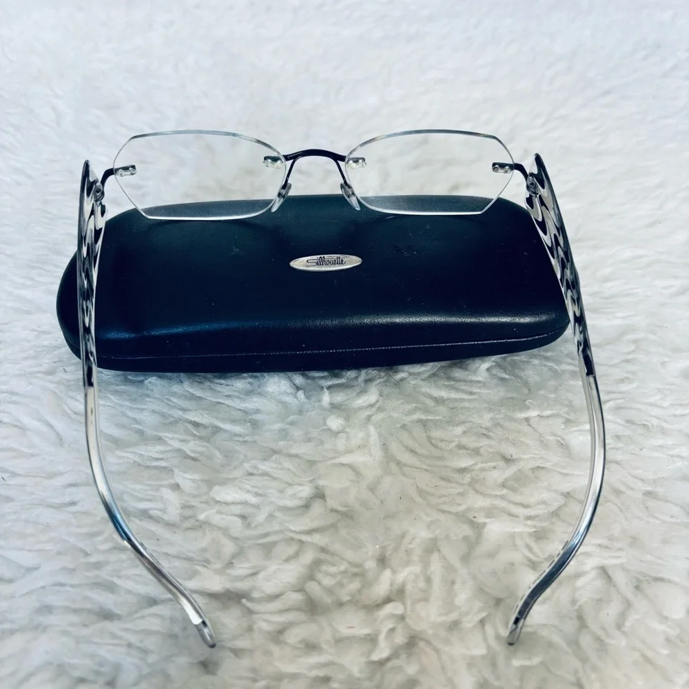 Silhouette Austria Rimless 4208 50 6051 Eyeglasses Frame w/ Case size 51x17 135